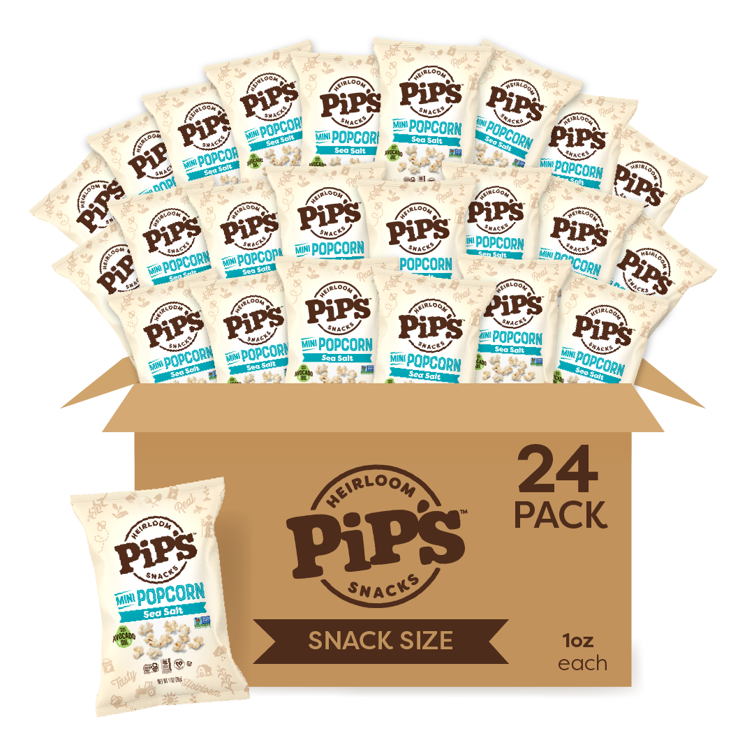 Sea Salt Mini Popcorn Snack Size 24-Pack