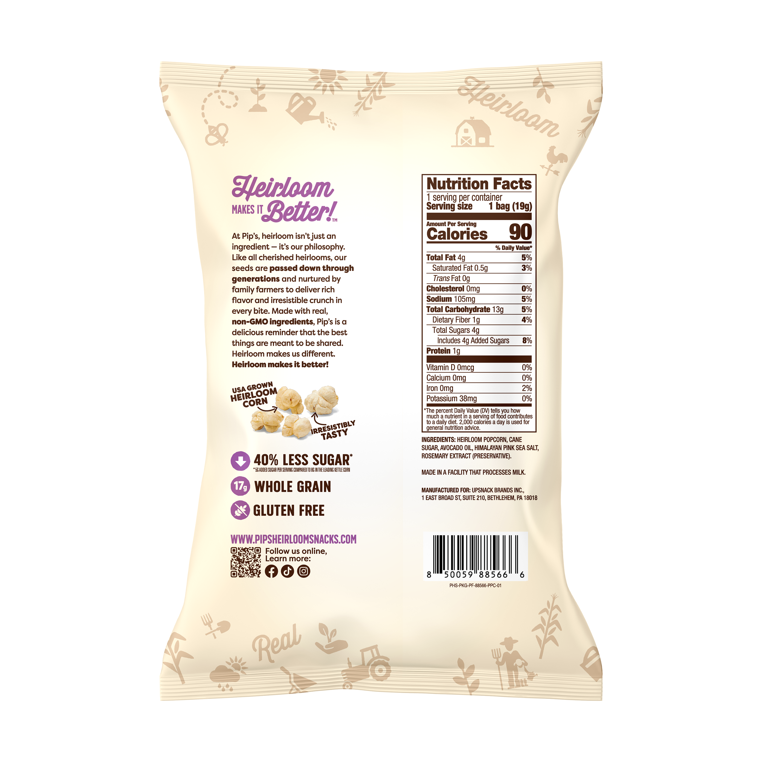 Kettle Popcorn, 24 Bags Snack Size