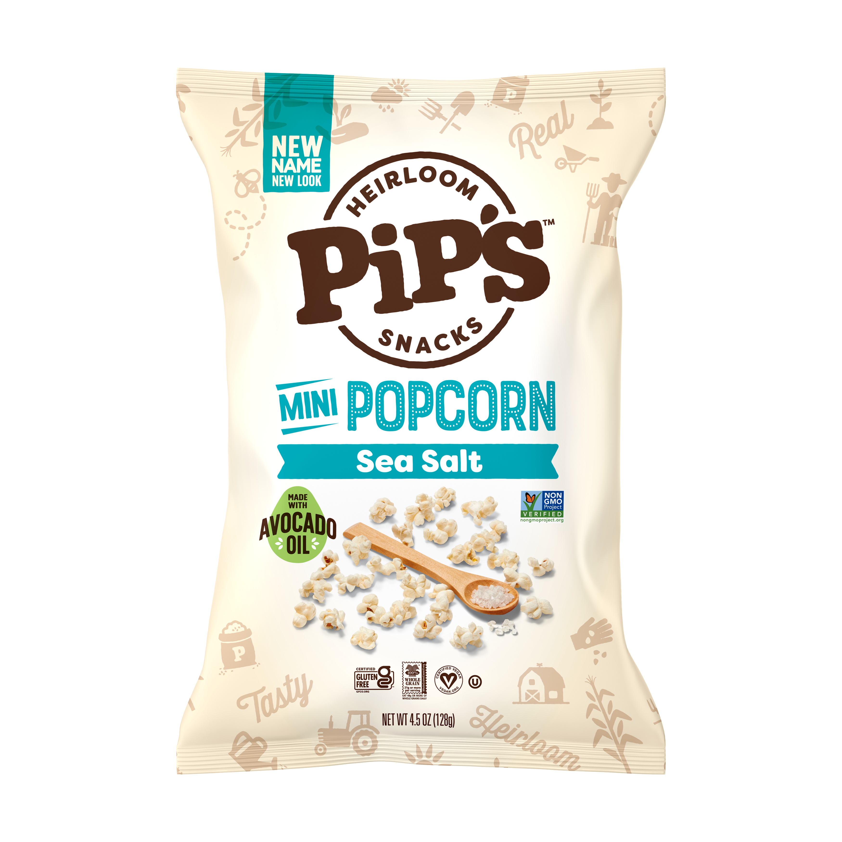 PIPS45C12 -- Sea Salt Mini Popcorn